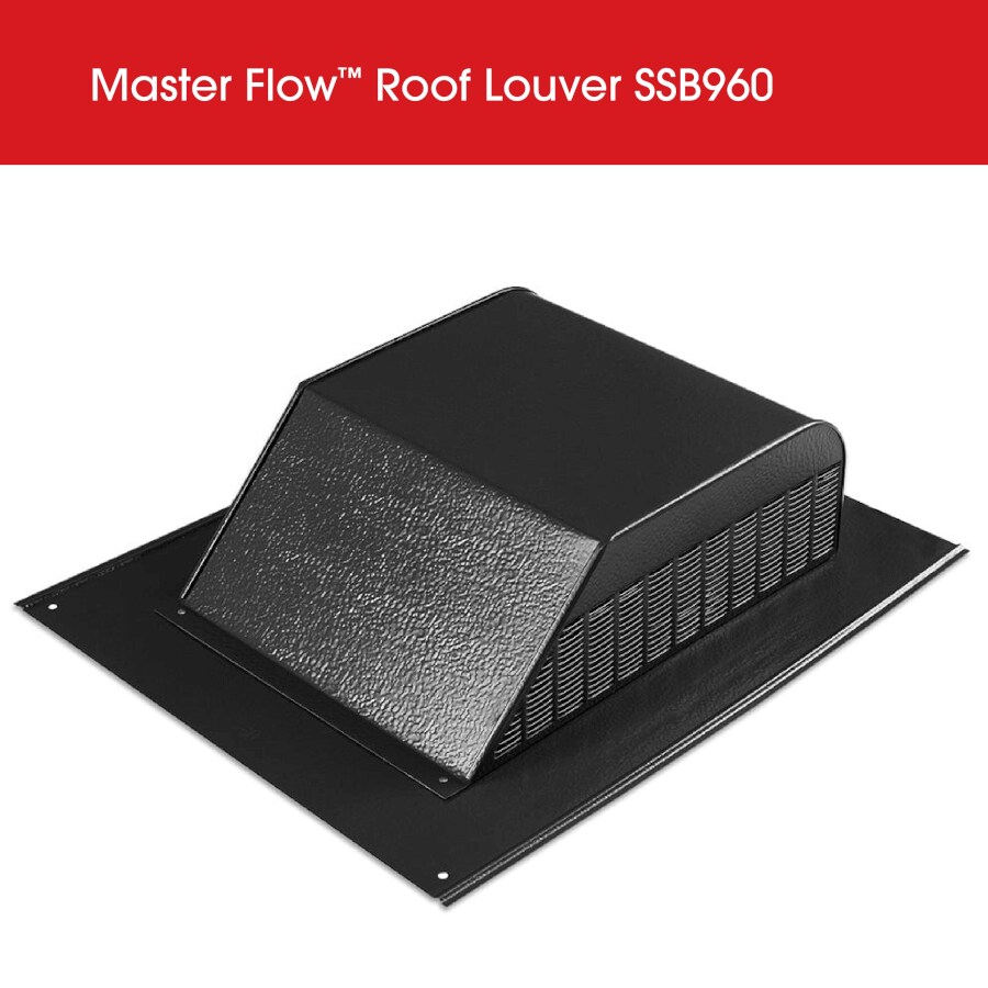 MasterFlow roof louver vent