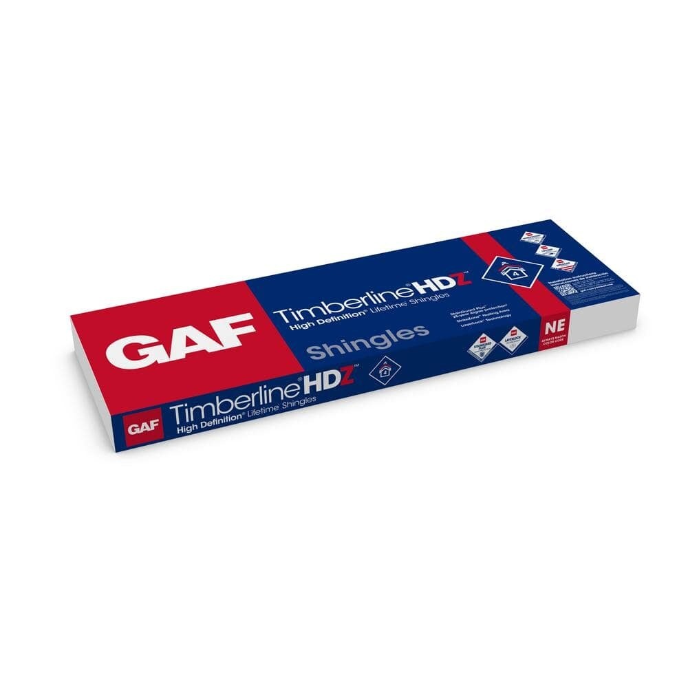 package of Timberline HDZ roofing shingles